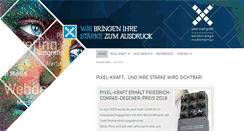 Desktop Screenshot of pixel-kraft.de